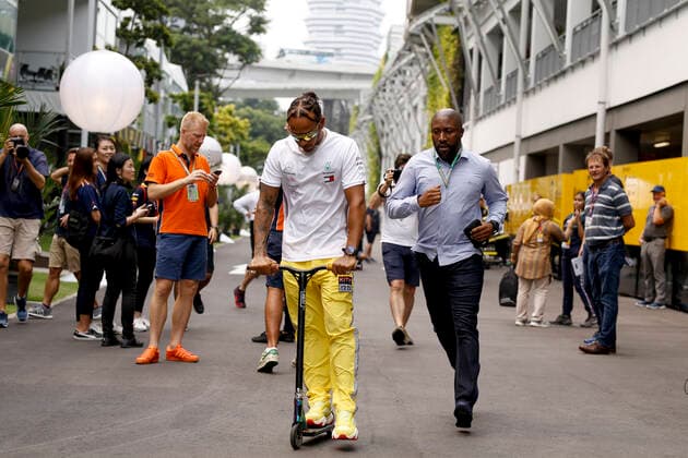 Motorsports: FIA Formula One World Championship, WM, Weltmeisterschaft 2019, Grand Prix of Singapore, 44 Lewis Hamilton (GBR, Mercedes AMG Petronas Motorsport), Singapore Singapore