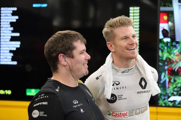 Photo4 LaPresse 20 09 2019 Singapore, Singapore Grand Prix Formula One Singapore 2019 In the pic: Nico Hulkenberg (GER) Renault Sport F1 Team RS19  Copyright: xPhoto4 LaPressex
