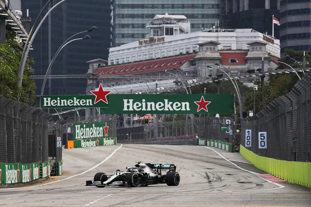 Photo4 LaPresse 20 09 2019 Singapore, Singapore Grand Prix Formula One Singapore 2019 In the pic: Valtteri Bottas (FIN) Mercedes AMG F1 W10  Copyright: xPhoto4 LaPressex