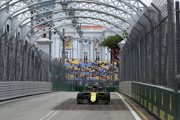 Photo4 LaPresse 20 09 2019 Singapore, Singapore Grand Prix Formula One Singapore 2019 In the pic: Nico Hulkenberg (GER) Renault Sport F1 Team RS19  Copyright: xPhoto4 LaPressex