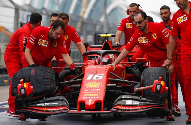 Motorsports: FIA Formula One World Championship, WM, Weltmeisterschaft 2019, Grand Prix of Singapore, 16 Charles Leclerc (MCO, Scuderia Ferrari Mission Winnow), Singapore Singapore