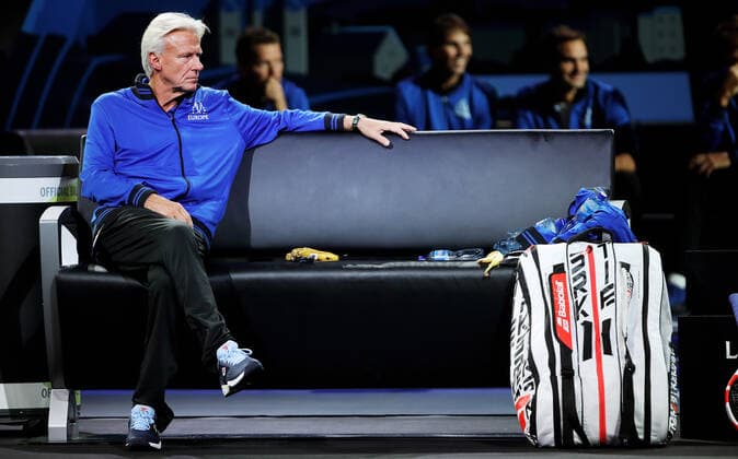 TENNIS - Laver Cup 2019 GENEVA,SWITZERLAND,20.SEP.19 - TENNIS - Laver Cup, Team Europe vs Team World. Image shows Bjoern Borg. GEPAxpictures xMatthiasxHauer