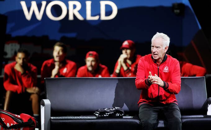 TENNIS - Laver Cup 2019 GENEVA,SWITZERLAND,20.SEP.19 - TENNIS - Laver Cup, Team Europe vs Team World. Image shows John McEnroe. GEPAxpictures xMatthiasxHauer