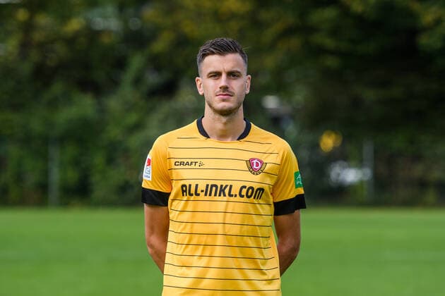 Alexander Jeremejeff SG Dynamo Dresden 2 BL, portrait date 2019 2020