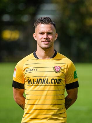 Sascha Horvath SG Dynamo Dresden 2 BL, portrait date 2019 2020
