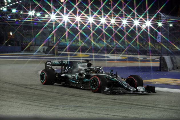 Photo4 LaPresse 20 09 2019 Singapore, Singapore Grand Prix Formula One Singapore 2019 In the pic: Lewis Hamilton (GBR) Mercedes AMG F1 W10  Copyright: xPhoto4 LaPressex