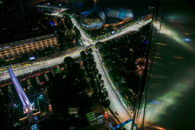 Motorsports: FIA Formula One World Championship, WM, Weltmeisterschaft 2019, Grand Prix of Singapore, 33 Max Verstappen (NLD, Aston Martin Red Bull Racing), Singapore Singapore