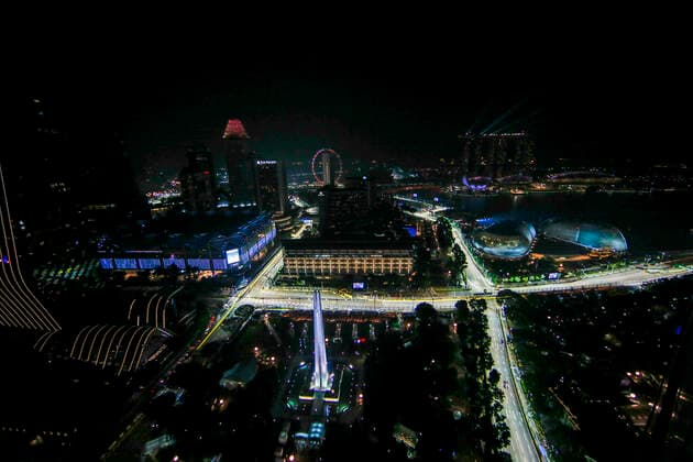 Sport Bilder des Tages Motorsports: FIA Formula One World Championship, WM, Weltmeisterschaft 2019, Grand Prix of Singapore, 7 Kimi Raikkonen (FIN, Alfa Romeo Racing), Singapore Singapore
