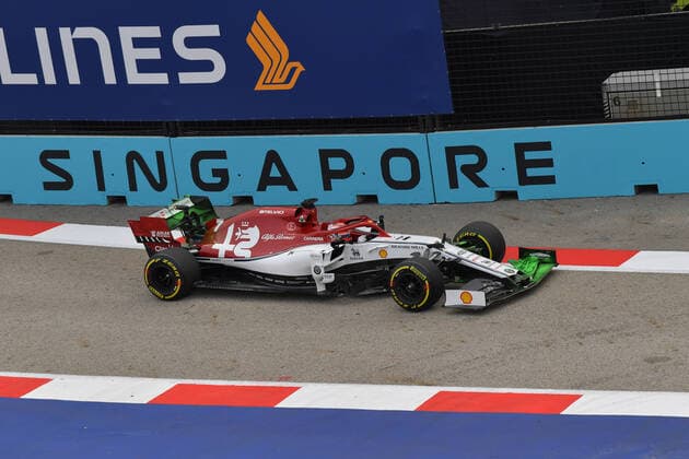 Kimi Raikkonen, Alfa Romeo, F1 Team, formula 1 GP, Singapore, 20 09 2019 Photo mspb Jerry Andre Kimi Raikkonen, formula 1 GP Singapore,
