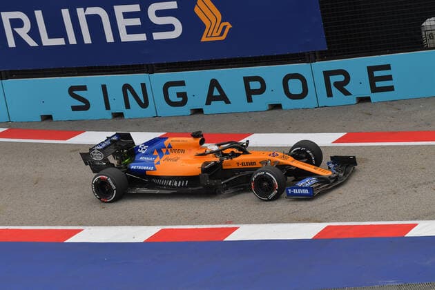Carlos Sainz, McLaren, formula 1 GP, Singapore, 20 09 2019 Photo mspb Jerry Andre Carlos Sainz, formula 1 GP, Singapore,