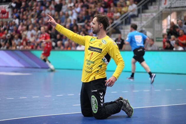 Felix Storbeck ASV Hamm Westfalen 1 GER, Handball, 2 Bundesliga, ASV Hamm Westfalen vs. TV Emsdetten, 20 09 2019 Hamm Copyright: xEIBNER JanxStrohdiekx EP_JSK