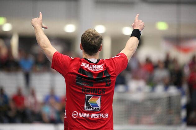 Merten Krings ASV Hamm Westfalen 24 GER, Handball, 2 Bundesliga, ASV Hamm Westfalen against TV Emsdetten, 20 09 2019 Hamm Copyright: xEIBNER JanxStrohdiekx EP_JSK