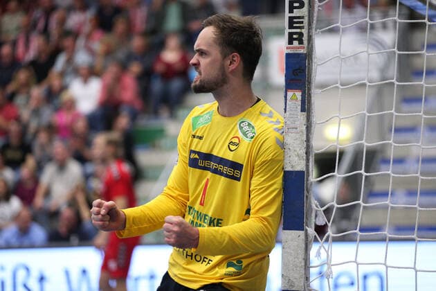 Felix Storbeck ASV Hamm Westfalen 1 GER, Handball, 2 Bundesliga, ASV Hamm Westfalen vs. TV Emsdetten, 20 09 2019 Hamm Copyright: xEIBNER JanxStrohdiekx EP_JSK