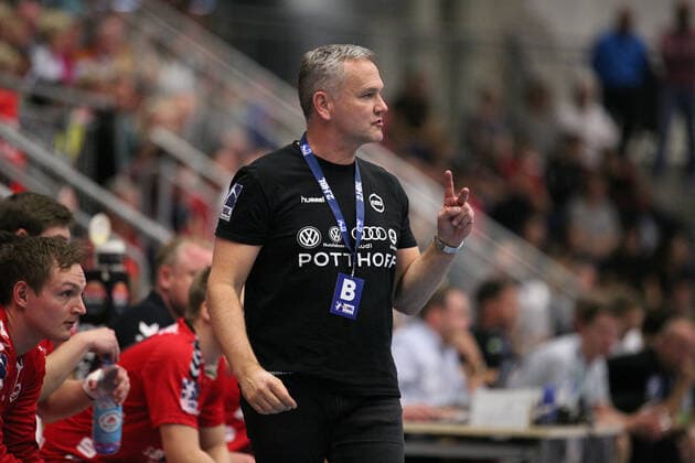Kay Rothenpieler Trainer ASV Hamm Westfalen GER, Handball, 2 Bundesliga, ASV Hamm Westfalen vs. TV Emsdetten, 20 09 2019 Hamm Copyright: xEIBNER JanxStrohdiekx EP_JSK