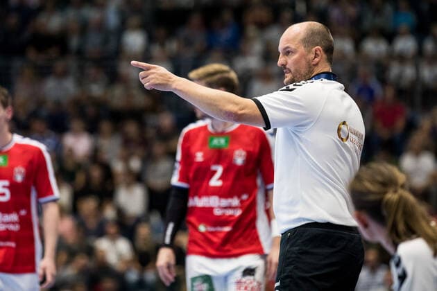 2 Handball Bundesliga VfL Gummersbach HSV Hamburg VfL Gummersbach Headcoach Torge Greve, 2 Handball Bundesliga VfL Gummersbach HSV Hamburg Gummersbach, Schwalbe arena Copyright: xBEAUTIFULxSPORTS Wunderlx
