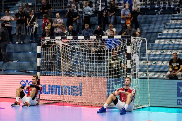 2 Handball Bundesliga VfL Gummersbach HSV Hamburg Resigned faces at HSV Hamburg, 2 Handball Bundesliga VfL Gummersbach HSV Hamburg Gummersbach, Schwalbe arena Copyright: xBEAUTIFULxSPORTS Wunderlx