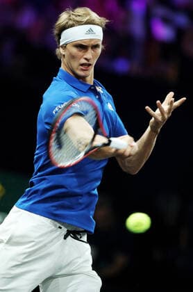 TENNIS - Laver Cup 2019 GENEVA,SWITZERLAND,21.SEP.19 - TENNIS - Laver Cup, Team Europe vs Team World. Image shows Alexander Zverev (GER). GEPAxpictures xMatthiasxHauer
