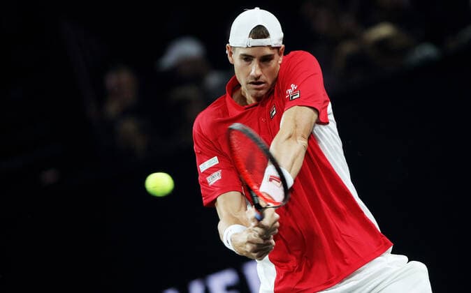TENNIS - Laver Cup 2019 GENEVA,SWITZERLAND,21.SEP.19 - TENNIS - Laver Cup, Team Europe vs Team World. Image shows John Isner (USA). GEPAxpictures xMatthiasxHauer
