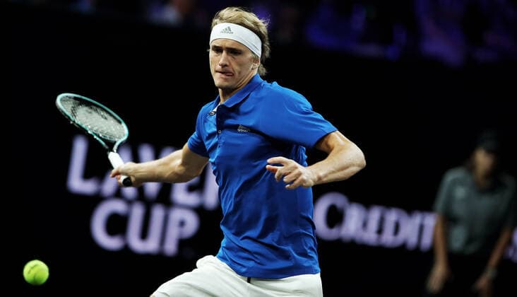 TENNIS - Laver Cup 2019 GENEVA,SWITZERLAND,21.SEP.19 - TENNIS - Laver Cup, Team Europe vs Team World. Image shows Alexander Zverev (GER). GEPAxpictures xMatthiasxHauer