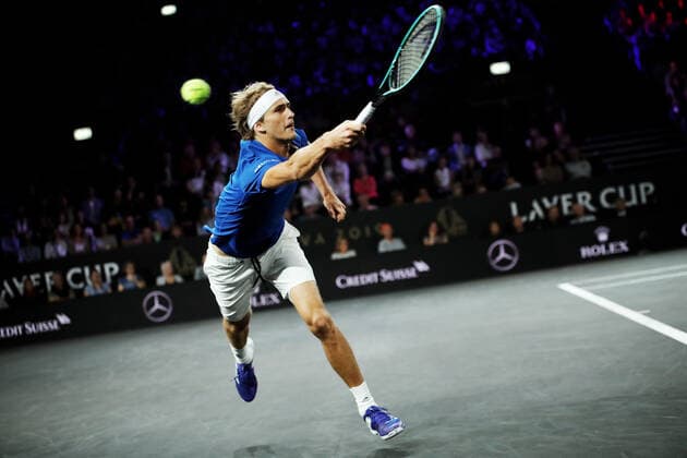 TENNIS - Laver Cup 2019 GENEVA,SWITZERLAND,21.SEP.19 - TENNIS - Laver Cup, Team Europe vs Team World. Image shows Alexander Zverev (GER). GEPAxpictures xMatthiasxHauer