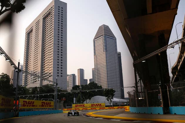 Motorsports: FIA Formula One World Championship, WM, Weltmeisterschaft 2019, Grand Prix of Singapore, 77 Valtteri Bottas (FIN, Mercedes AMG Petronas Motorsport), Singapore Singapore