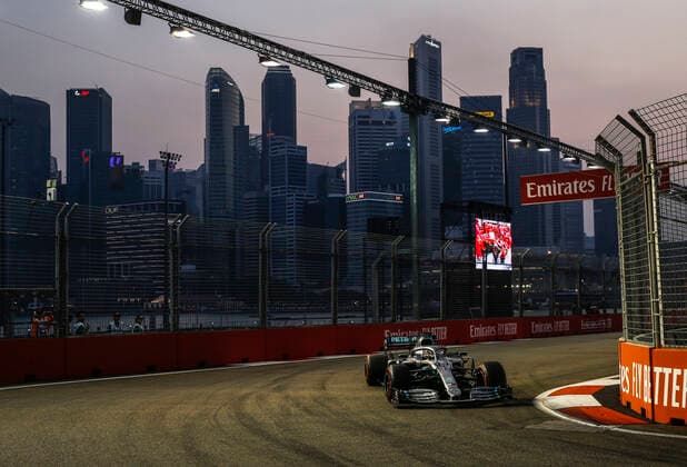 Motorsports: FIA Formula One World Championship, WM, Weltmeisterschaft 2019, Grand Prix of Singapore, 44 Lewis Hamilton (GBR, Mercedes AMG Petronas Motorsport), Singapore Singapore