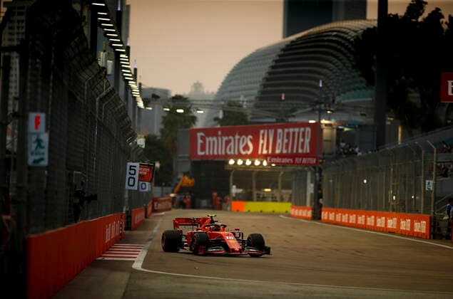 Motorsports: FIA Formula One World Championship, WM, Weltmeisterschaft 2019, Grand Prix of Singapore, 16 Charles Leclerc (MCO, Scuderia Ferrari Mission Winnow), Singapore Singapore