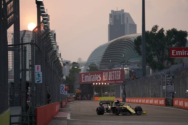 Photo4 LaPresse 21 09 2019 Singapore, Singapore Grand Prix Formula One Singapore 2019 In the pic: Daniel Ricciardo (AUS) Renault Sport F1 Team RS19  Copyright: xPhoto4 LaPressex