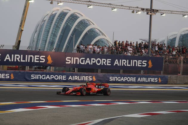 Photo4 LaPresse 21 09 2019 Singapore, Singapore Grand Prix Formula One Singapore 2019 In the pic: Charles Leclerc (MON) Scuderia Ferrari SF90  Copyright: xPhoto4 LaPressex
