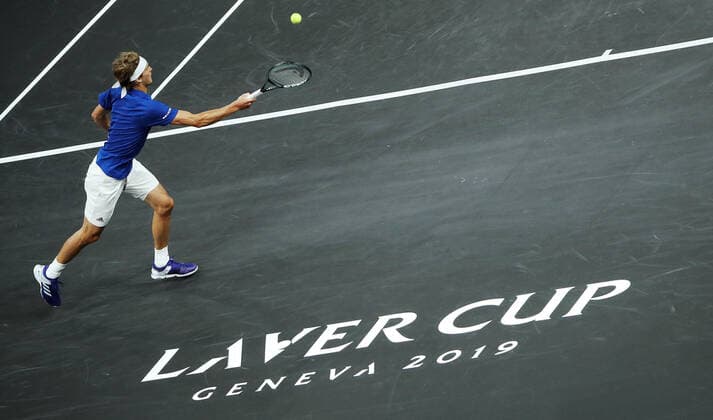 TENNIS - Laver Cup 2019 GENEVA,SWITZERLAND,21.SEP.19 - TENNIS - Laver Cup, Team Europe vs Team World. Image shows Alexander Zverev (GER). GEPAxpictures xMatthiasxHauer