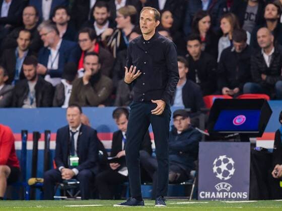 coach Thomas Tuchel of Paris Saint-Germain during the UEFA Champions League group A match between Paris St Germain and Real Madrid at at the Parc des Princes on September 18, 2019 in Paris, France UEFA Champions League 2019 2020 xVIxVIxImagesx xGerritxvanxKeulenxIVx 202307714