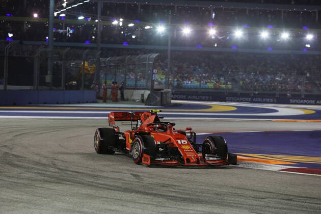 Photo4 LaPresse 21 09 2019 Singapore, Singapore Grand Prix Formula One Singapore 2019 In the pic: Charles Leclerc (MON) Scuderia Ferrari SF90  Copyright: xPhoto4 LaPressex