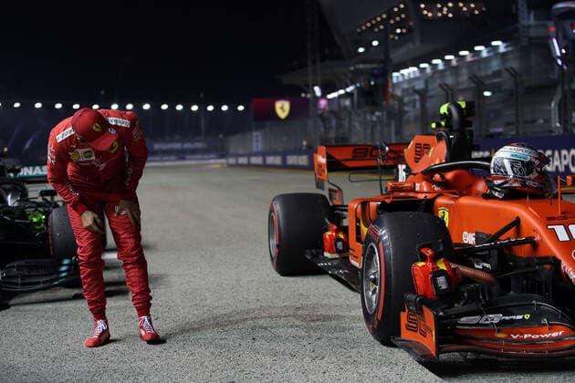 Photo4 LaPresse 21 09 2019 Singapore, Singapore Grand Prix Formula One Singapore 2019 In the pic: Sebastian Vettel (GER) Scuderia Ferrari SF90  Copyright: xPhoto4 LaPressex