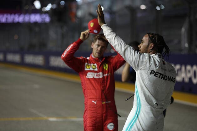 Photo4 LaPresse 21 09 2019 Singapore, Singapore Grand Prix Formula One Singapore 2019 In the pic: Lewis Hamilton (GBR) Mercedes AMG F1 W10  Copyright: xPhoto4 LaPressex