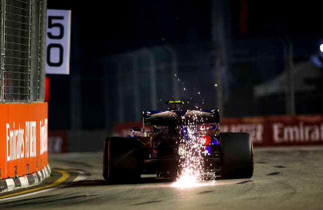 Motorsports: FIA Formula One World Championship, WM, Weltmeisterschaft 2019, Grand Prix of Singapore, 10 Pierre Gasly (FRA, Red Bull Toro Rosso Honda), Singapore Singapore