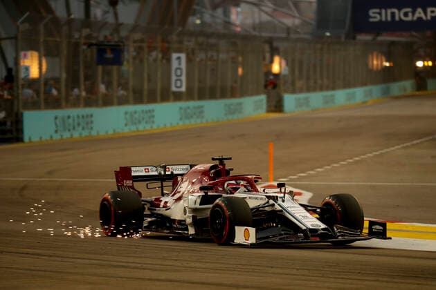 Motorsports: FIA Formula One World Championship, WM, Weltmeisterschaft 2019, Grand Prix of Singapore, 7 Kimi Raikkonen (FIN, Alfa Romeo Racing), Singapore Singapore