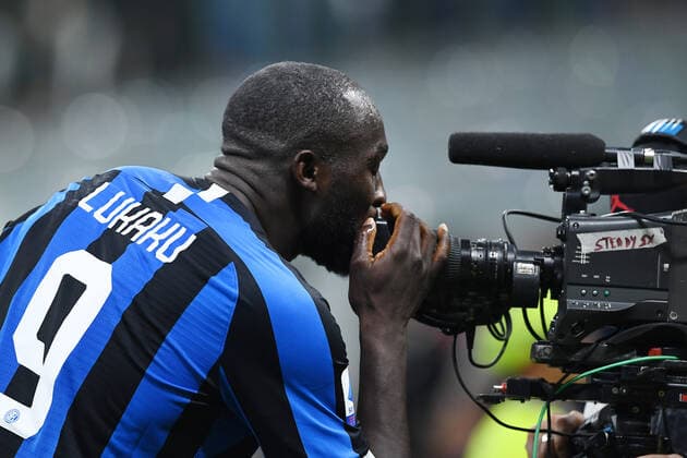 Bilder des Jahres 2019, Sport 09 September Sport Themen der Woche KW38 Sport Bilder des Tages Mg Milano 21 09 2019 - campionato di calcio serie A Milan-Inter foto Matteo Gribaudi Image nella foto: esultanza gol Romelu Lukaku 