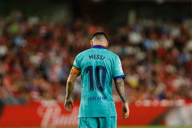 Bilder des Jahres 2019, Sport 09 September Sport Themen der Woche KW38 Leo Messi During match Granada CF versus FC Barcelona, Barca at Los Carmenes stadium Saturday 21 September 2019 Cordon Press *** Leo Messi During match Granada CF versus FC Barcelona at Los Carmenes stadium Saturday 21 September 2019 Cordon Press  xAntonioxLuisxJuarezx xFutbolx19 20x