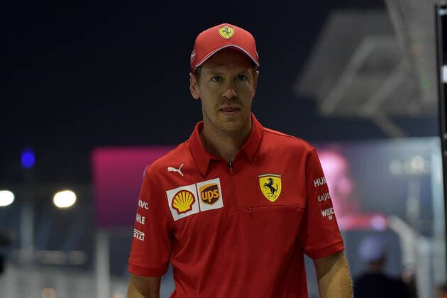FORMULA 1 2019 SINGAPORE AIRLINES SINGAPORE GRAND PRIX 21 09 2019, Marina Bay Street Circuit, Singapore, FORMULA 1 2019 SINGAPORE AIRLINES SINGAPORE GRAND PRIX, in the picture pole position for Charles Leclerc MCO 16 , Scuderia Ferrari Mission Winnow, 2 starting places for Lewis Hamilton GB 44 , Mercedes AMG Petronas Motorsport, 3 starting places for Sebastian Vettel GER 5 , Scuderia Ferrari Mission Winnow nordphotoxBratic nph00250