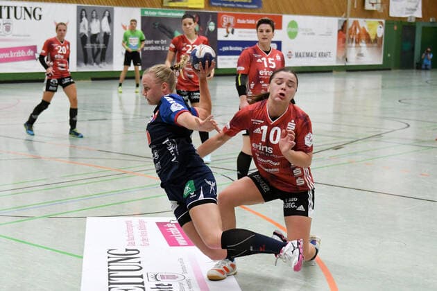 Aylin Bok 8, SG H2KU Herrenberg in an attack, SG H2KU Herrenberg vs. BSV Sachsen Zwickau, 2 Handball Bundesliga women, 3 matchdays, season 19 20, 121 09 2019, SG H2KU Herrenberg vs. BSV Sachsen Zwickau, 2 Handball Bundesliga women, 3 matchdays, season 19 20, 121 09 2019 Dettingen an der Erms Copyright: xEIBNER Florian_Schustx ep_fsu