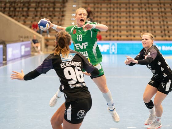 Romy Morf Bachmann Frisch Auf Frauen 18 , Frisch Auf Frauen vs Kurpfalz Baeren, Handball, Women, 1 Bundesliga, 21 09 2019 Frisch Auf Frauen vs Kurpfalz Baeren, Handball, Women, 1 Bundesliga, 21 09 2019 Goeppingen Copyright: xEIBNER Michael_Schmidtx EP_MST