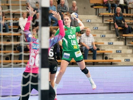 Anja Brugger Frisch Auf Frauen 02 , Frisch Auf Frauen vs. Kurpfalz Baeren, Handball, Women, 1 Bundesliga, 21 09 2019 Frisch Auf Frauen vs. Kurpfalz Baeren, Handball, Women, 1 Bundesliga, 21 09 2019 Goeppingen Copyright: xEIBNER Michael_Schmidtx EP_MST