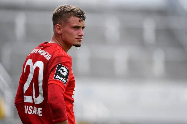 Mickael Cuisance Bayern München, FCB, 20 single picture, action, action, 22 09 2019, Munich Germany , football, 3 league, FC Bayern München II FC Ingolstadt 04, DFB DFL REGULATIONS PROHIBIT ANY USE OF PHOTOGRAPHS AS IMAGE SEQUENCES AND OR QUASI VIDEO xslx