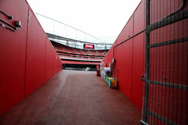 General view of The Emirates Stadium during the Premier League match between Arsenal and Aston Villa at the Emirates Stadium, London, England on 22 September 2019. Copyright: xTomxSmeethx 24740002