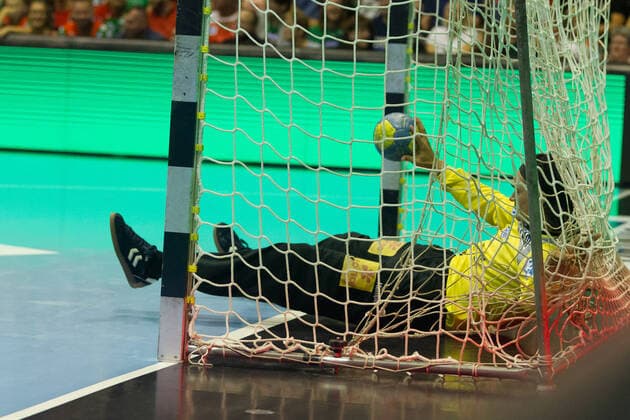 Goalkeeper Jannick Green SCM in the game SC Magdeburg SCM Rhein Neckar Loewen RNL , Handball Bundesliga, 22 09 19 GER, Handball, Bundesliga, SC Magdeburg vs. Rhein Neckar Loewen Mannheim, 22 09 2019, Magdeburg Copyright: xEIBNER Eckehard_Schulzx EP_ESZ