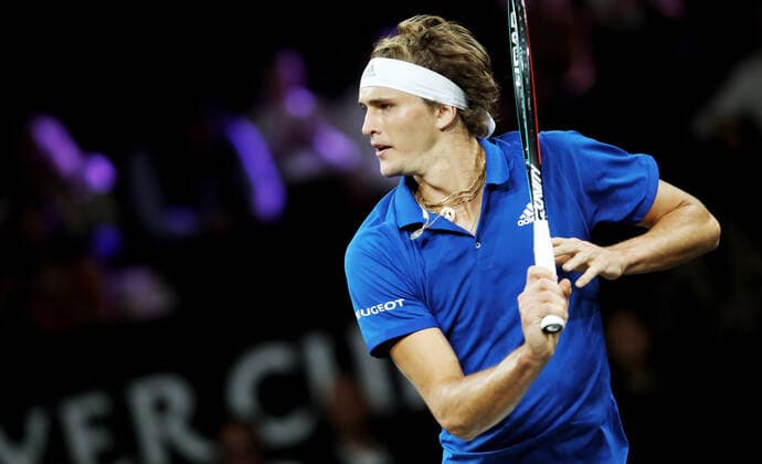 TENNIS - Laver Cup 2019 GENEVA,SWITZERLAND,22.SEP.19 - TENNIS - Laver Cup, Team Europe vs Team World. Image shows Alexander Zverev (GER). GEPAxpictures xMatthiasxHauer