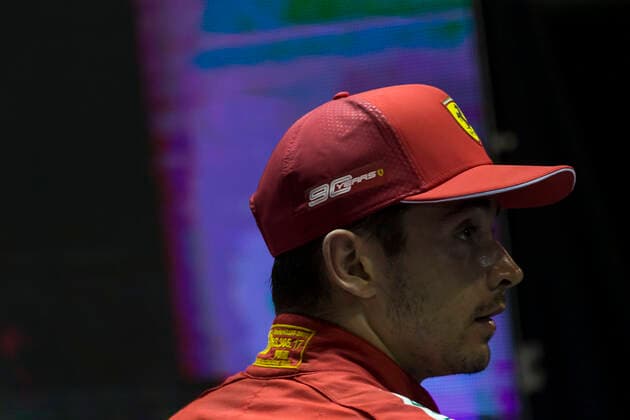 22nd September 2019; The Marina Bay Circuit, Marina Bay, Singapore; Formula One, Race Day; The number 16 Scuderia Ferrari driver Charles Leclerc coming second in the race  ActionPlus12170591 StephenxBlackberry