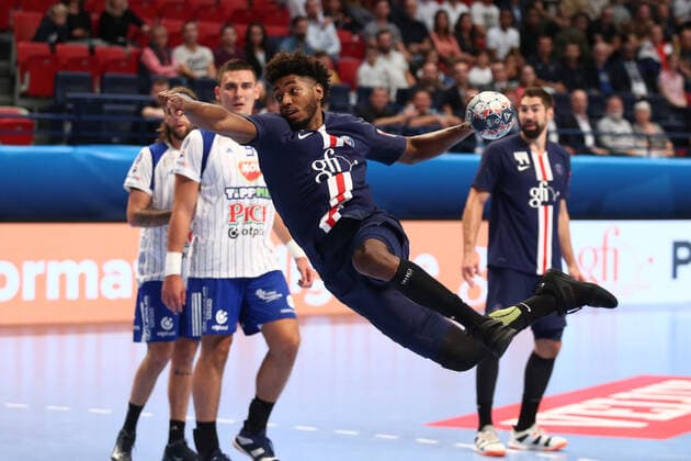 Benoit Kounkoud (Paris Saint-Germain) HANDBALL : Paris Saint-Germain HB vs MOL-Pick Szeged - VELUX EHF Champions League - 2eme journee - 22 09 2019 KevinDomas Panoramic 