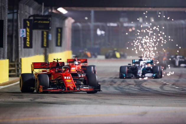 Motorsports: FIA Formula One World Championship, WM, Weltmeisterschaft 2019, Grand Prix of Singapore, 16 Charles Leclerc (MCO, Scuderia Ferrari Mission Winnow), Singapore Singapore