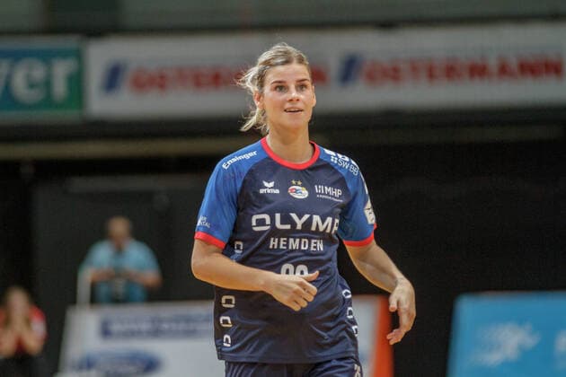 1 HBF, TSV Bayer 04 Leverkusen SG BBM Bietigheim, Leverkusen, 22 9 2019 Angela Malestein SG BBM Bietigheim, TSV Bayer 04 Leverkusen SG BBM Bietigheim on 22 9 2019 in the Ostermann Arena, Leverkusen Copyright: xBEAUTIFULxSPORTS MarcxJungex